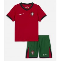 Maglia Calcio Portogallo Prima Divisa Bambino Europei 2024 Manica Corta (+ pantaloncini)